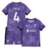 Original Trikotsatz Liverpool Virgil 4 Ausweichtrikot 2023-24 Für Kinder